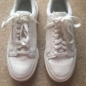 White adidas sneakers